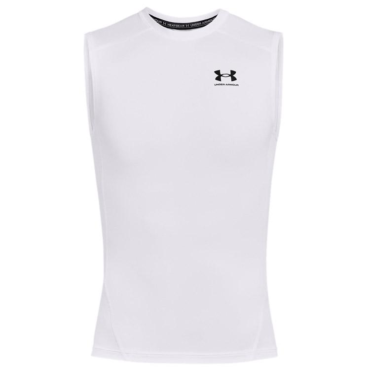 UNDER ARMOUR（アンダーアーマー） UAヒートギアアーマー コンプレッション スリーブレス シャツ 1361522-100 メンズ ...