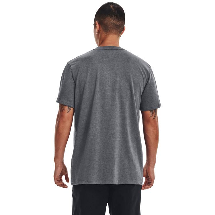 UNDER ARMOUR（アンダーアーマー） UAヘビーウェイト ショートスリーブTシャツ 〈エンブロイダリーロゴ〉 1373997-012 ...