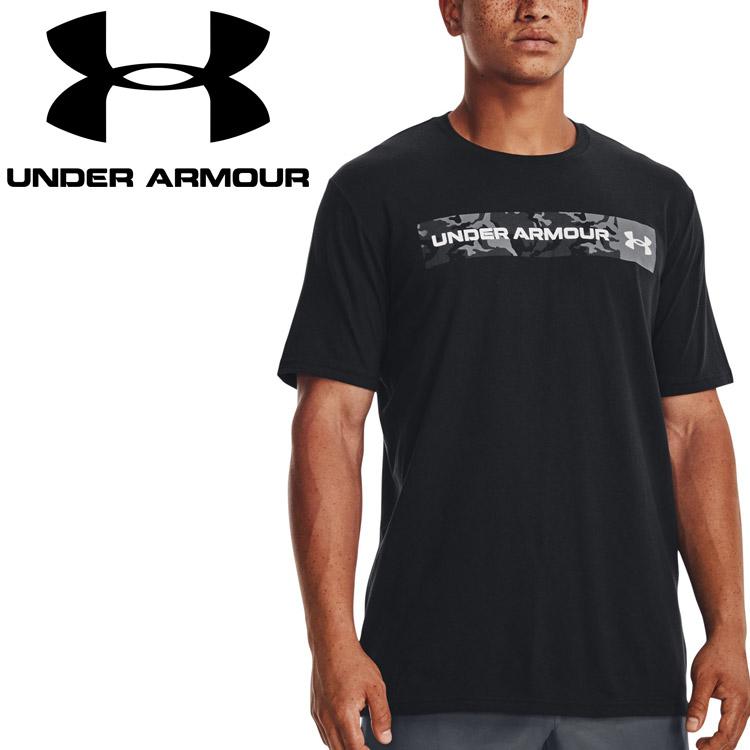 UNDER ARMOUR（アンダーアーマー） UAショートスリーブTシャツ 〈カモ チェスト ストライプ〉 1376830-001 メンズ ...