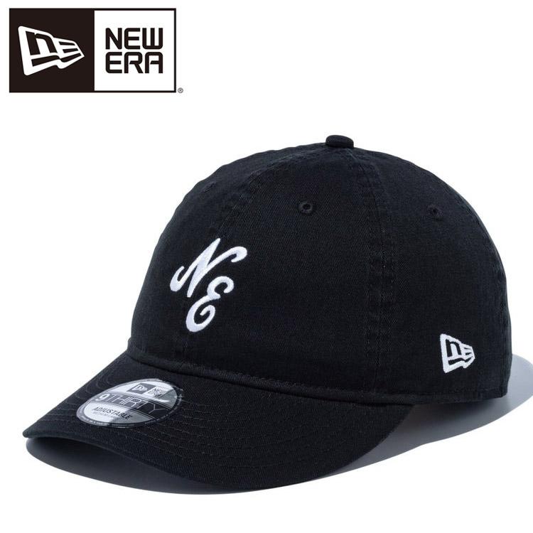 9THIRTY Y's×New Era SS19 ロゴ ブラック×ホワイト NEW ERA（ニューエラ） 9THIRTY クラシックロゴ ウォッシュドコットン