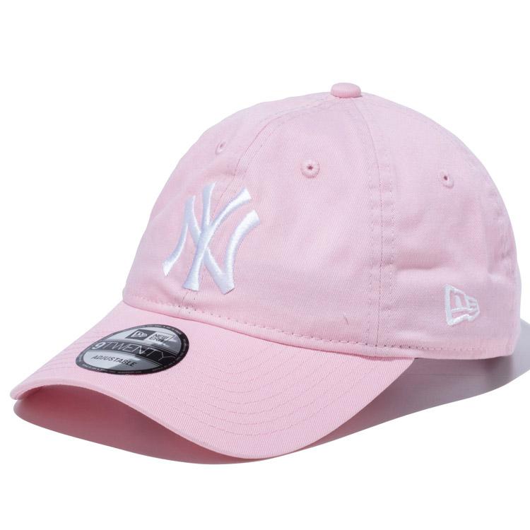 【海外限定】 ヤンキース 9TWENTY リアルツリー&ピンク キャップ ⑨ NEW ERA（ニューエラ） 9TWENTY ニューヨーク・ヤンキース ピンク