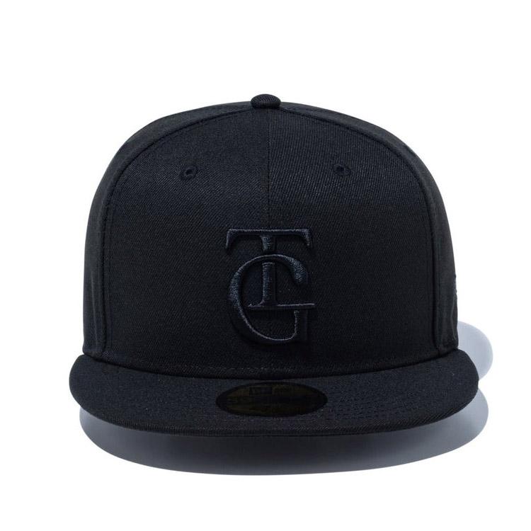 読売ジャイアンツ ビジター TG 59FIFTY 7 1/2 オールブラック 59FIFTY 読売ジャイアンツ ビジター ブラック × ブラック | ニューエラ