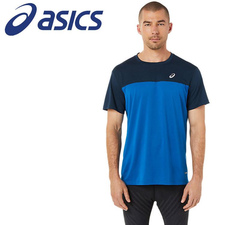 メール便送料無料 アシックス Tシャツ ポロシャツ ランニングクール半袖シャツ メンズ ランニング ウェア 11c2 400 11c2 400 イーゾーン スポーツ 通販 Yahoo ショッピング