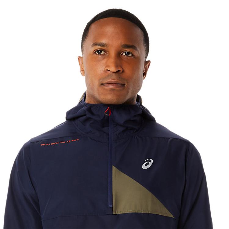 ASICS（アシックス） FUJITRAILロゴハーフジップジャケット 2011C382