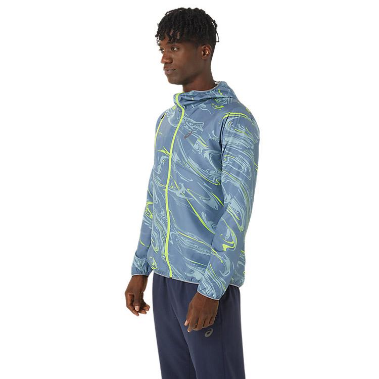 ASICS（アシックス） ランニングはっ水グラフィックウーブンジャケット