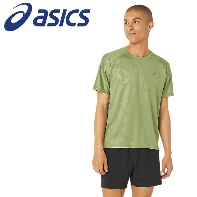 ASICS（アシックス） ランニングエンボス半袖シャツ 2011C893-301