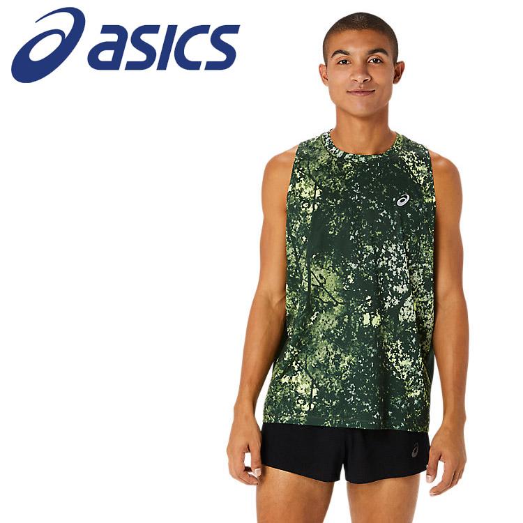 アシックス　シングレット　xsサイズ ASICS（アシックス） RUNNINGグラフィックプリントシングレット