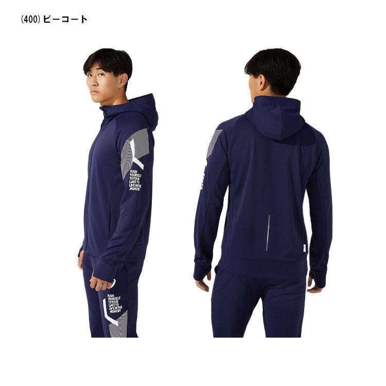 美品asics LIMOスウェットフルジップフーディー ASICS（アシックス） トレーナー・スウェット LIMOスウェット