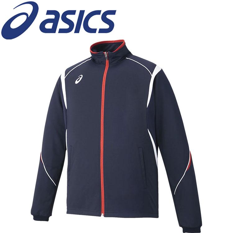 ◆◆メール便発送 ＜アシックス＞ ASICS ドライ トレーニングジャケット (リサイクル素材) (400：NV) メンズ 2031D814-400 ASICS（アシックス） ドライトレーニングジャケット リサイクル素材