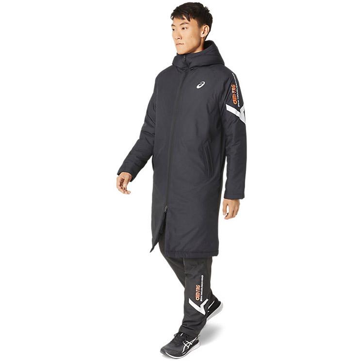 アシックス(ASICS) AIM-TRG 中わたロングコート 2031E277 メンズ ミッドナイト Lサイズ ASICS（アシックス） A-I-M中わたロングコート 2031E277-001 メンズ