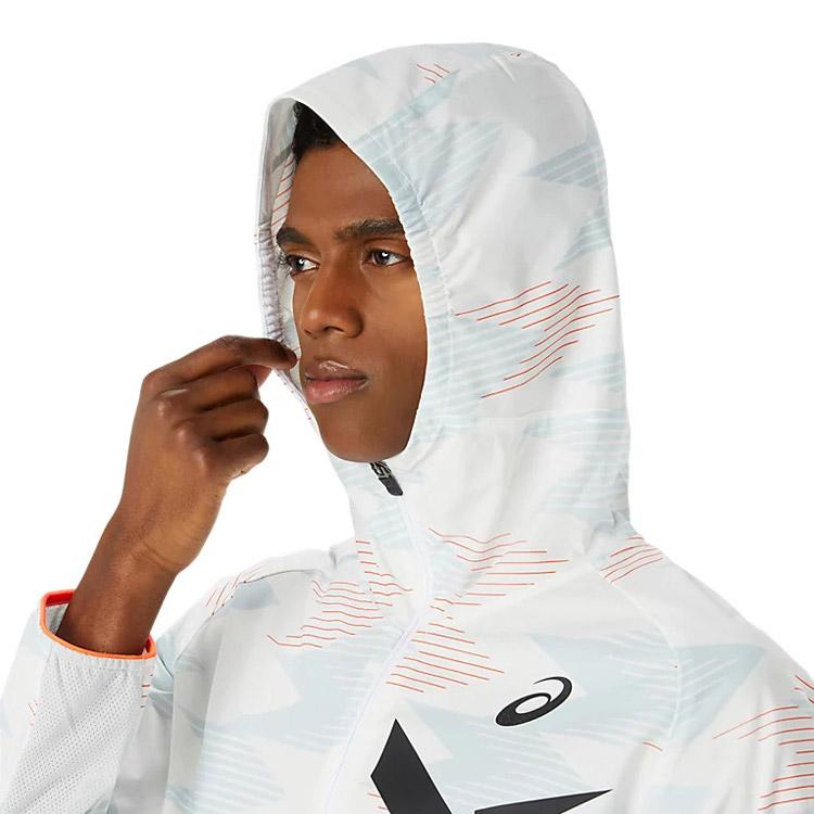 アシックス　A-I-Mストレッチクロスグラフィックフーディージャケット＆パンツ ASICS（アシックス） トレーニングウェア 上下 A-I-M ストレッチクロス