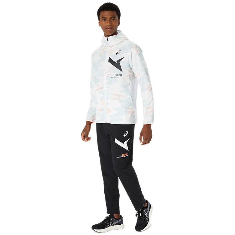 アシックス　A-I-Mストレッチクロスグラフィックフーディージャケット＆パンツ ASICS（アシックス） A-I-Mストレッチクロスグラフィックフーディー