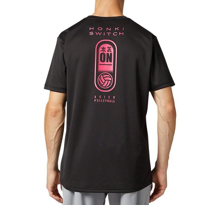 アシックス バレーボール Tシャツ ASICS アシックス Tシャツ ウオームアップショートスリーブ
