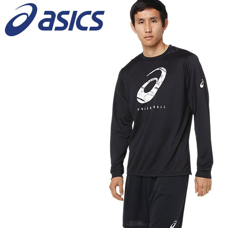 良品】asics 日本バレーボール協会 長袖ポロシャツ グレー M