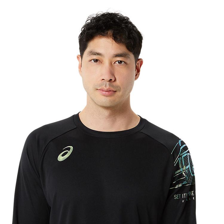 ASICS（アシックス） Tシャツ・ポロシャツ ドライオーロラプリント長袖