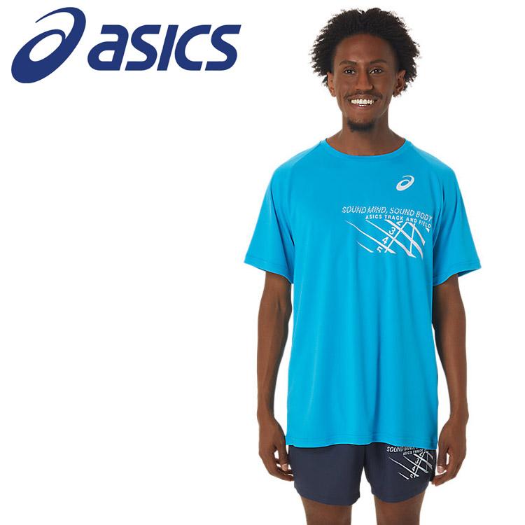 ASICS（アシックス） プリント半袖シャツ 2091A626-409 メンズ メール