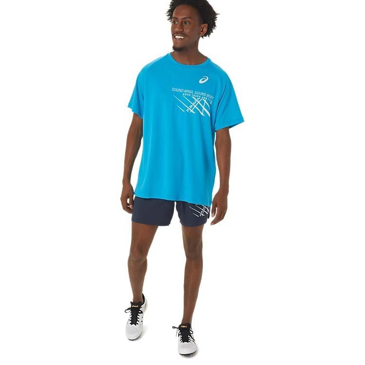 ASICS（アシックス） プリント半袖シャツ 2091A626-409 メンズ メール