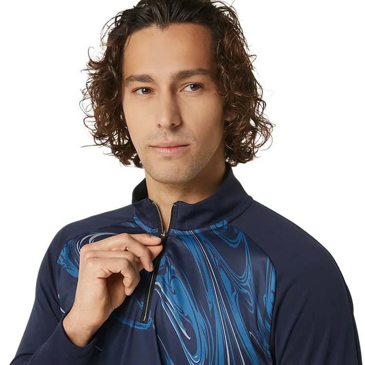 ASICS（アシックス） ストレッチハーフジップトレーニングジャケット