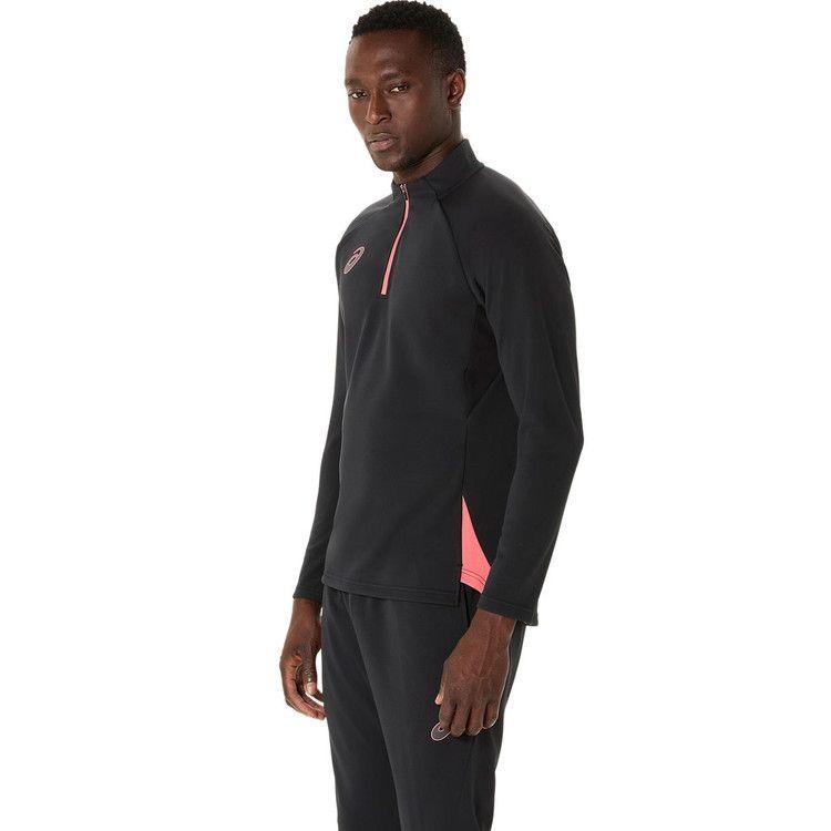 ASICS（アシックス） asics HALFZIP KNIT TOP 2101A301-001 メンズ