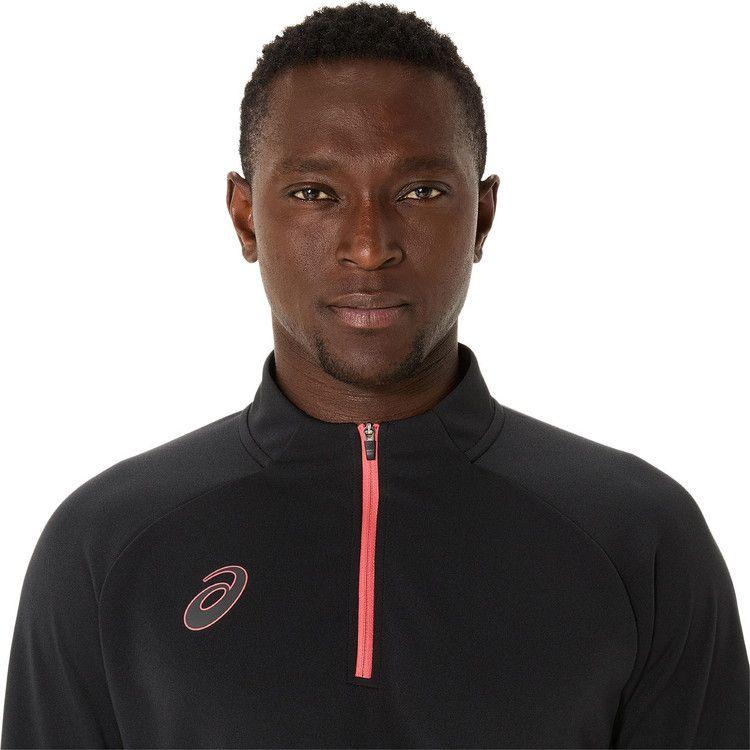 ASICS（アシックス） asics HALFZIP KNIT TOP 2101A301-001 メンズ