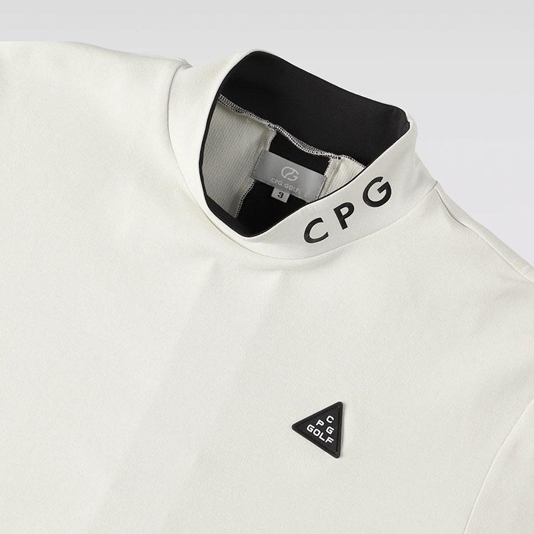 CPG GOLF CPG GOLF BACK LINE MOCK NECK SS バックライン モックネック
