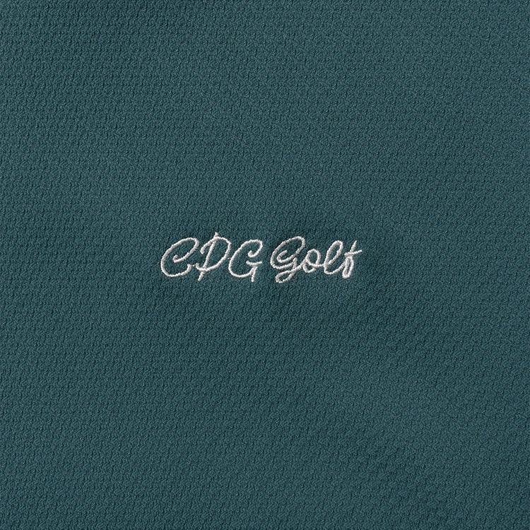 CPG GOLF バックプリント モックネックシャツ 半袖 メンズ 2025秋冬