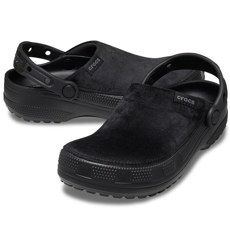 crocs（クロックス） crocs CLASSIC CRAFTED VELVET CLOG 211931-001