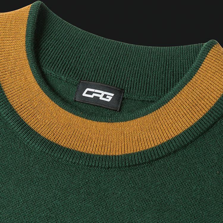 CPG GOLF フラワーロゴラインセーター メンズ ゴルフウェア 2309-23223