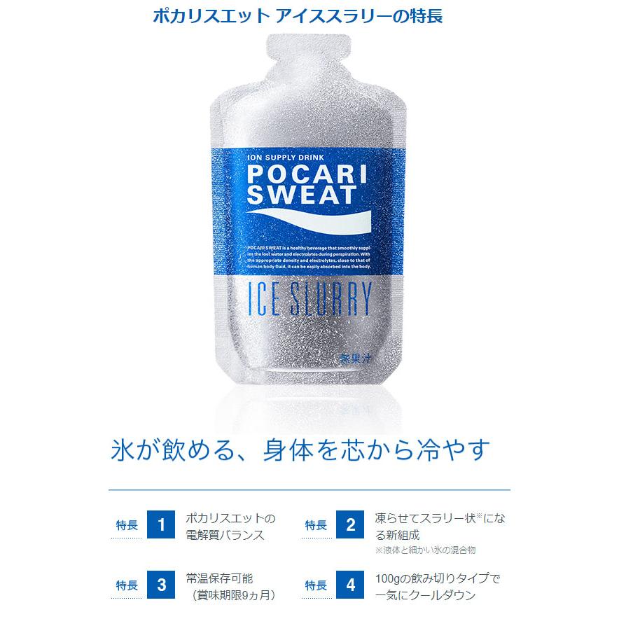 大塚製薬 ポカリスエット アイススラリー 100g×36袋 新たな熱中 大塚製薬 ポカリスエット アイススラリー 100g×36袋 新たな熱中