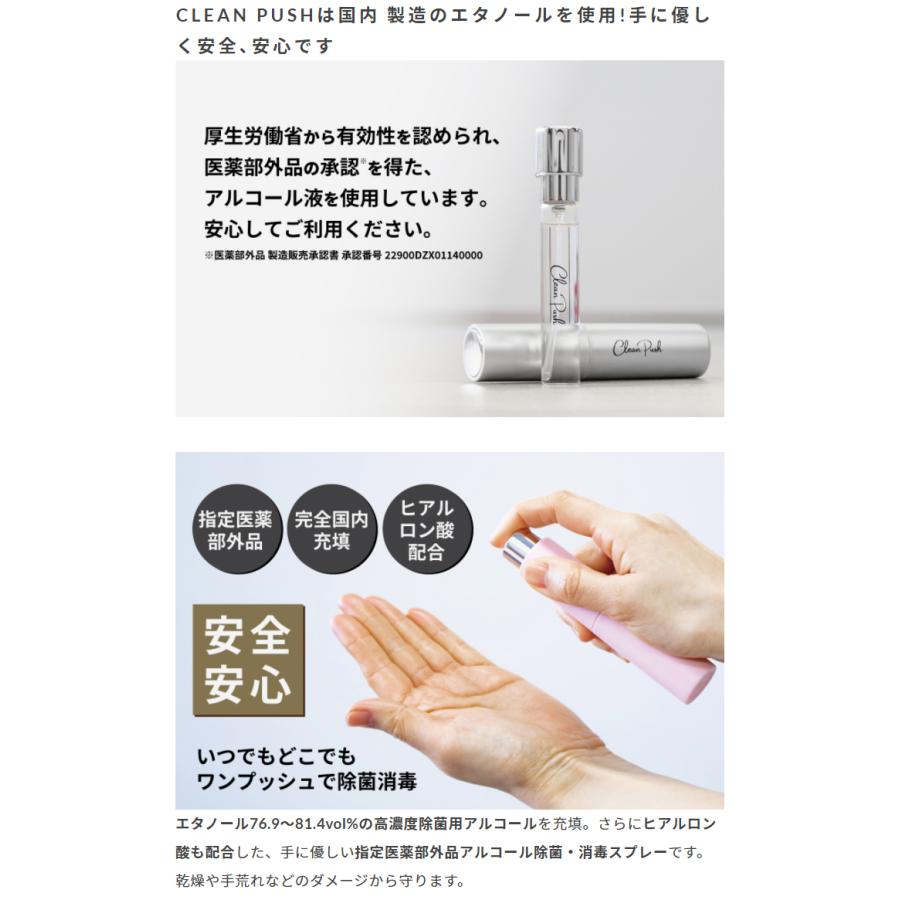 クリーンプッシュ ハンディ除菌 消毒スプレー スタイリッシュで使い