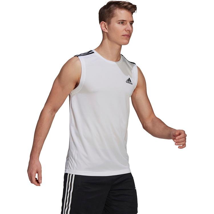 adidas アディダスM D2M 3ストライプス タンクトップ 42093-GM2130