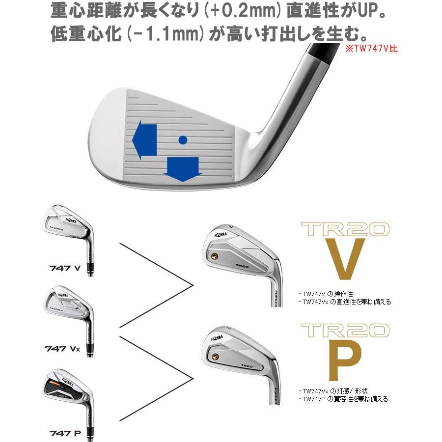 本間ゴルフ ホンマゴルフ 中古アイアンセット TR20V FORGED 6本の商品 