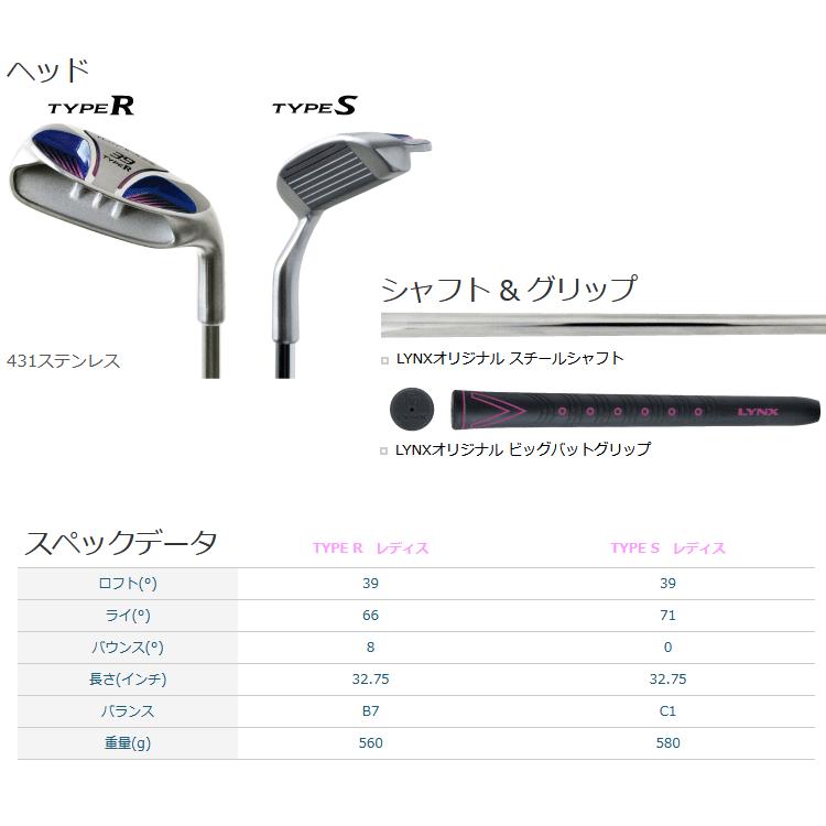 リンクスゴルフ YS-ONE チッパー レディース LYNXオリジナルスチール ルール適合 Lynx Golf_5