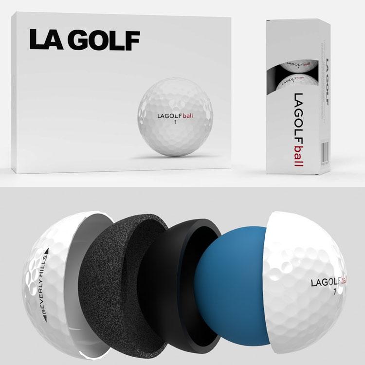 LA GOLF エルエーゴルフ ゴルフボール 1ダース (12球) LAGOLF-ball