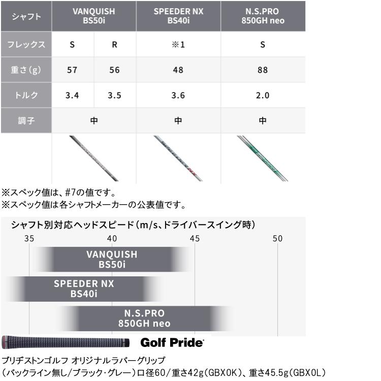 ブリヂストン 233HF アイアン 5本セット 2023モデル｜ezone｜08