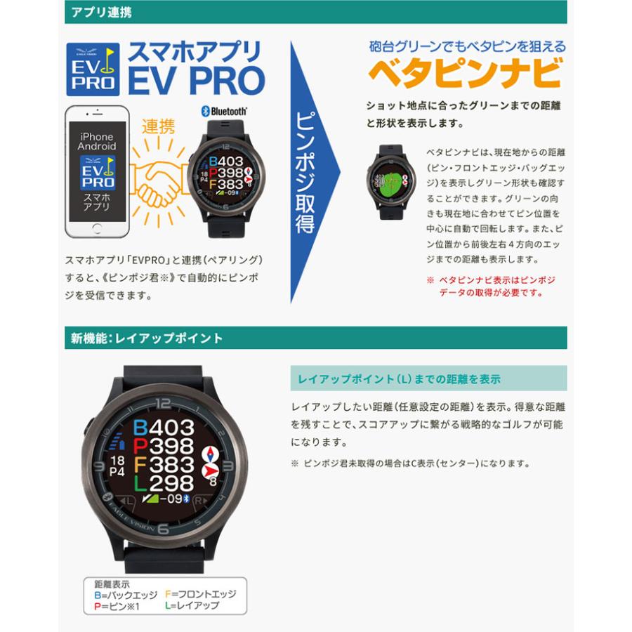 EAGLE VISION イーグルビジョン エース プロ GPSゴルフナビ 腕時計型