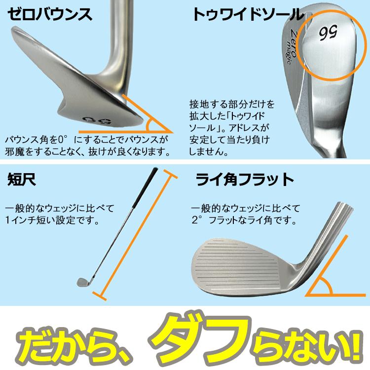 Lynx（リンクス） ダフらない ゴルフ ゼロマジック ウェッジ Lynx Zero