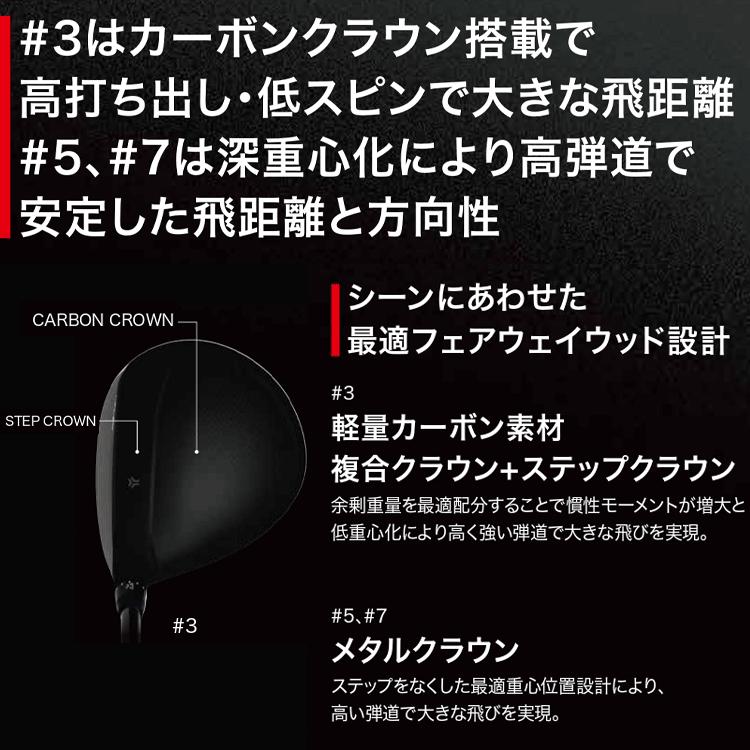 ダンロップ スリクソン ZXi フェアウェイウッド レフティ Diamana Zxi 50 カーボン 2024モデル