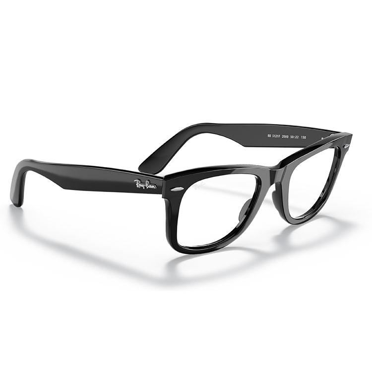 レイバン 伊達メガネ 純正調光レンズ G-15 オリジナル ウェイファーラー オプティクス Ray-Ban RX5121F 2000 50 22 トランジションズ 日本正規品の画像