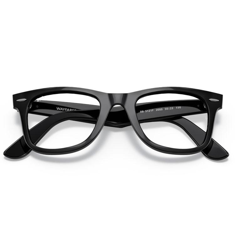レイバン 伊達メガネ 純正調光レンズ G-15 オリジナル ウェイファーラー オプティクス Ray-Ban RX5121F 2000 50 22 トランジションズ 日本正規品の画像