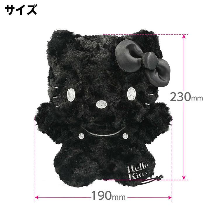 ハローキティ ゴルフ ヘッドカバー フェアウェイウッド用 ブラックver