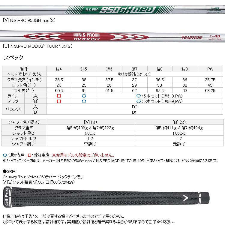 Callaway（キャロウェイ） X FORGED STAR 26 アイアン 単品 日本仕様