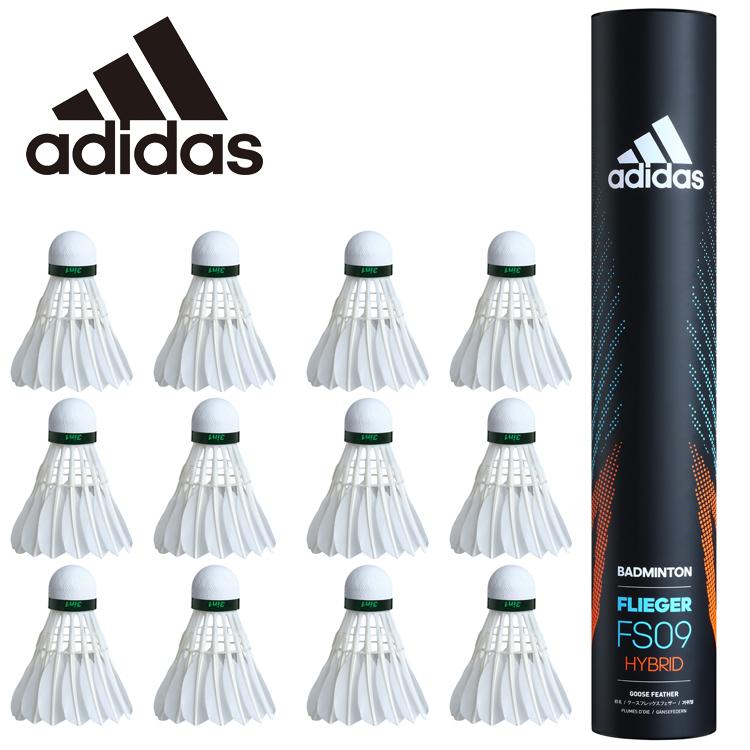 adidas アディダス バドミントン ハイブリッドシャトル 1ダース