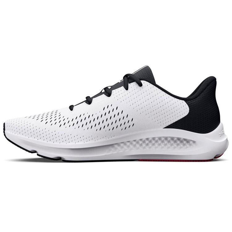 (アンダーアーマー) UNDER ARMOUR/チャージド パスート3 ビックロゴ/ホワイトXブラック/3026518-101 UNDER ARMOUR（アンダーアーマー） UAチャージド パスート3 ビックロゴ