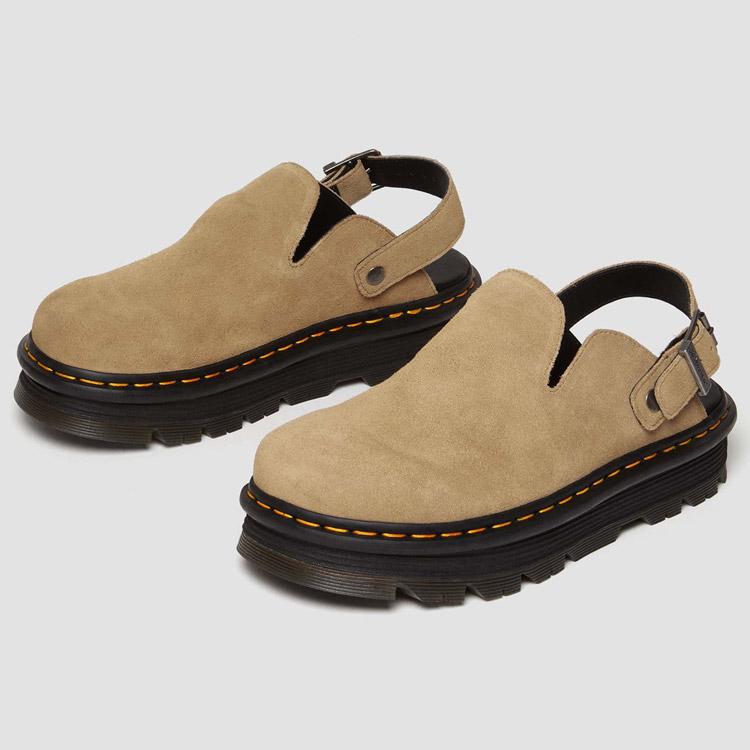 並行輸入品 ドクターマーチン Dr.Martens ZebZag Mule SLINGBACK SHOE SAVANNAH TAN 31737439 メンズ レディース ミュール シューズ