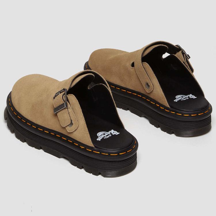 並行輸入品 ドクターマーチン Dr.Martens ZebZag Mule SLINGBACK SHOE SAVANNAH TAN 31737439 メンズ レディース ミュール シューズ