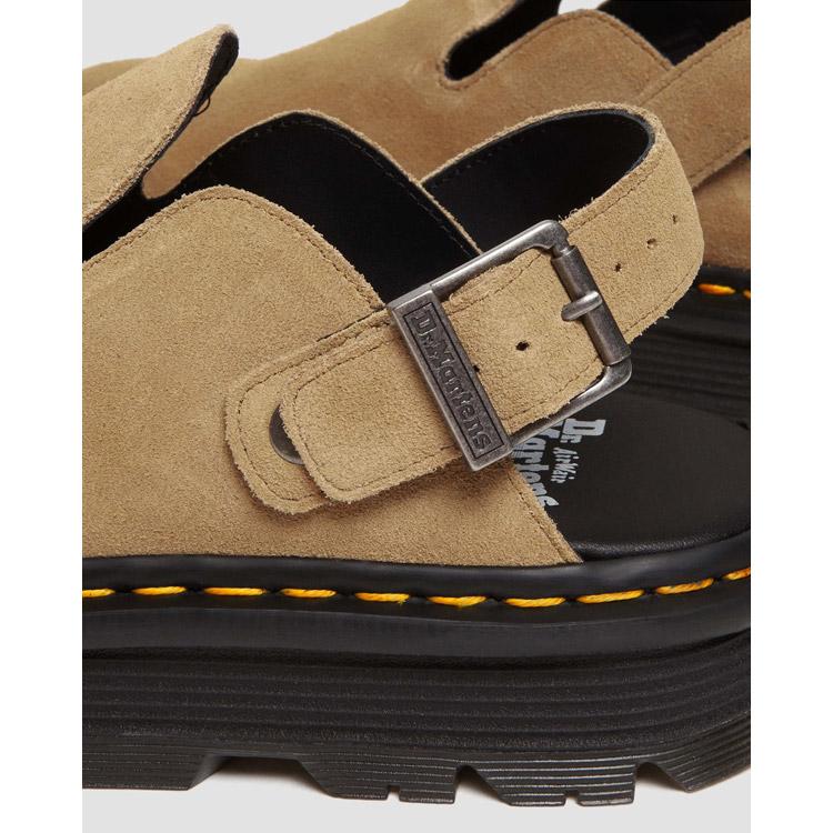 並行輸入品 ドクターマーチン Dr.Martens ZebZag Mule SLINGBACK SHOE SAVANNAH TAN 31737439 メンズ レディース ミュール シューズ