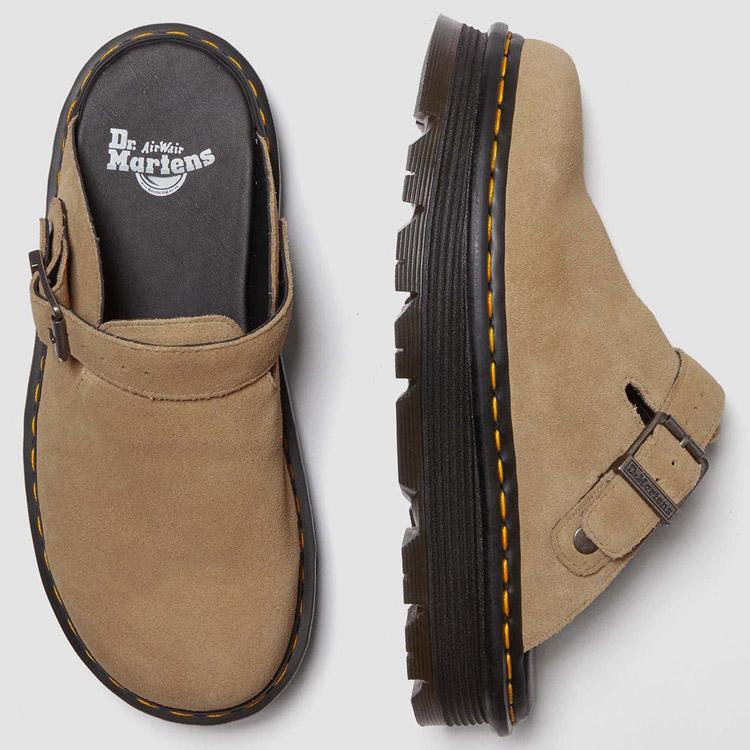 並行輸入品 ドクターマーチン Dr.Martens ZebZag Mule SLINGBACK SHOE SAVANNAH TAN 31737439 メンズ レディース ミュール シューズ