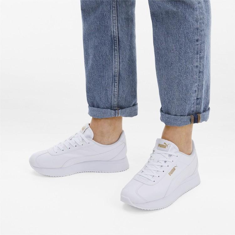 クリアランスセール プーマ チュリーノ スタックド 01 レディース シューズ sp スニーカー 白靴 白スニーカー ホワイト イーゾーン スポーツ Paypayモール店 通販 Paypayモール
