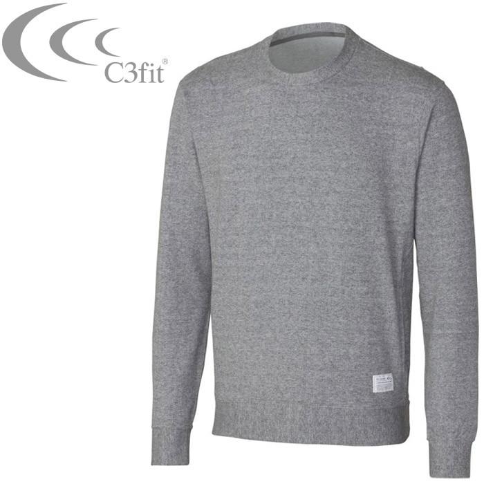 C3Fit C3fit シースリーフィット リポーズスウェットクルー メンズ 